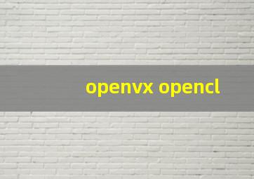 openvx opencl